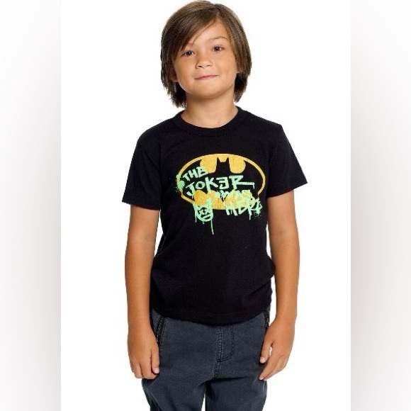 {Chaser} Boy's Batman Vs Joker Graphic Tee - Sz 14 🦇 - Picture 1 of 8